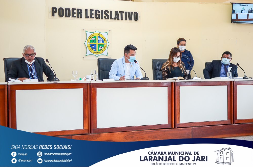 1ª Sessão Ordinária na Câmara Municipal de Laranjal do Jari