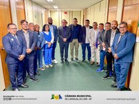 Agenda de compromisso na capital federal, vereadores estiveram reunidos com o Deputado Federal Paulo Lemos