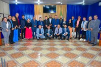 Comitiva de Vereadores de Laranjal do Jari participa da 16ª Sessão Ordinária da Câmara Municipal de Almeirim