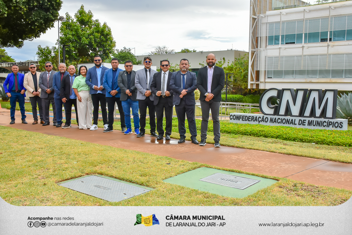 Vereadores de Laranjal do Jari em agenda institucional Brasília, estiveram na CNM - Confederação Nacional de Municípios