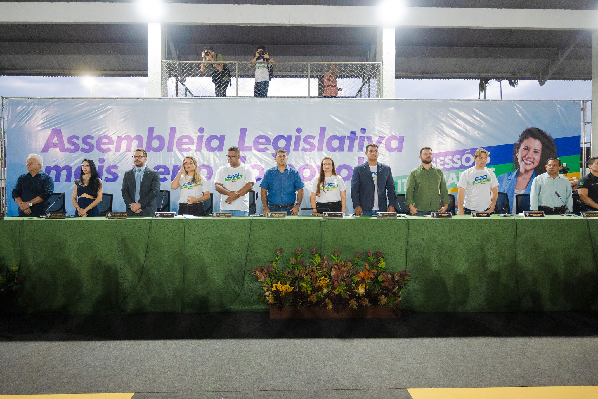 Representando o Poder Legislativo, o presidente Walcimar Fonseca, participa da 4ª Sessão Itinerante em Laranjal do Jari