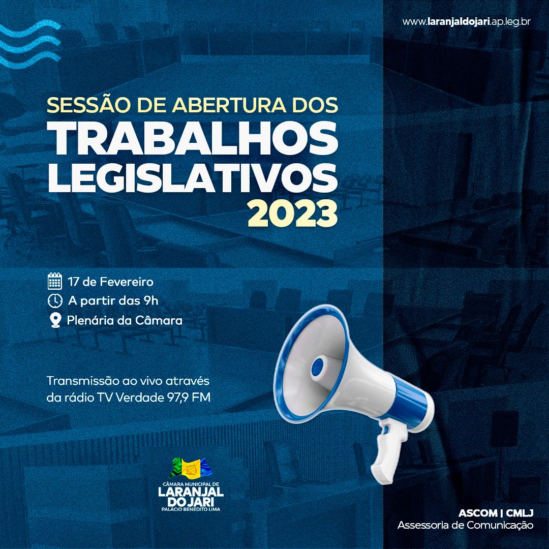 Sessão Solene de Abertura dos Trabalhos Legislativos 2023