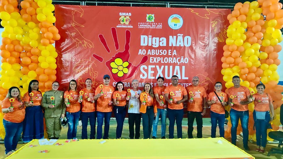 Vereadores de Laranjal do Jari participam do dia alusivo a campanha Maio Laranja