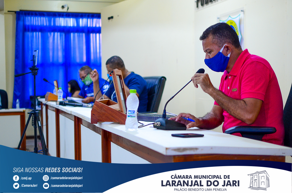7ª Sessão Extraordinária na Câmara Municipal de Laranjal do Jari